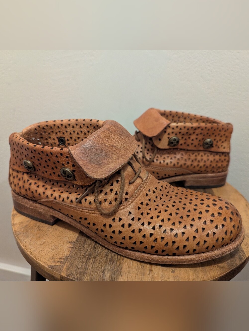 Patricia Nash Sabrina Bootie, Tan/Light Brown (SIZE 6.5)